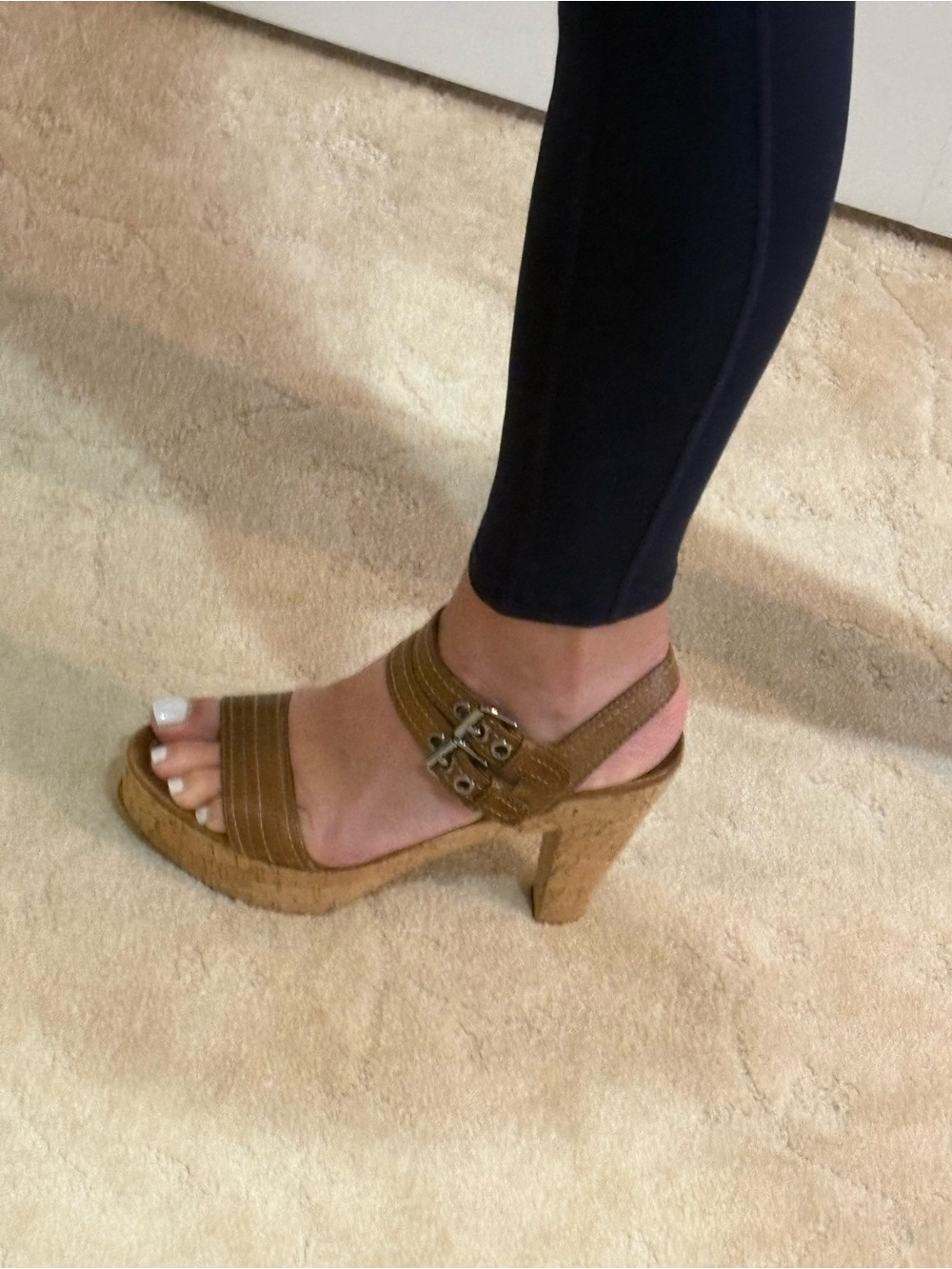Miu Miu cork heels